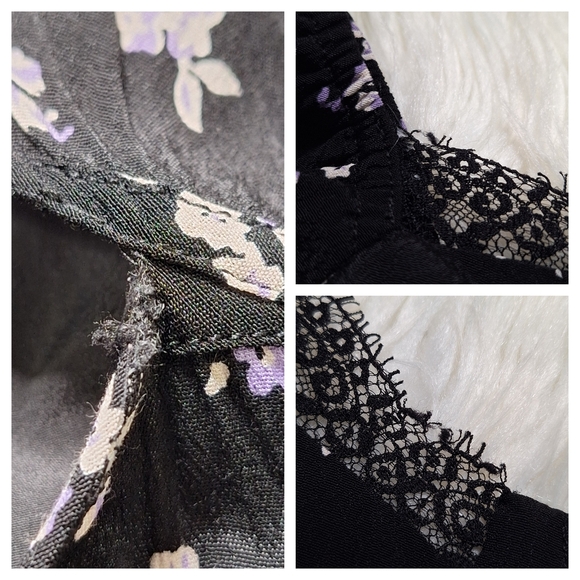 Forever 21 Plus Black Floral Lace Maxi Dress Size 0X - Picture 15 of 15